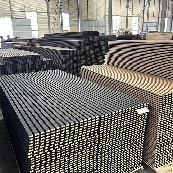 Premium MDF Acoustic Panels High Density Sound Absorbing factory