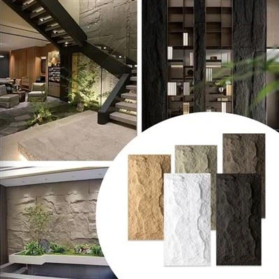 سنگ PU بدون زحمت نصب آسان برای دیوارهای خیره کننده